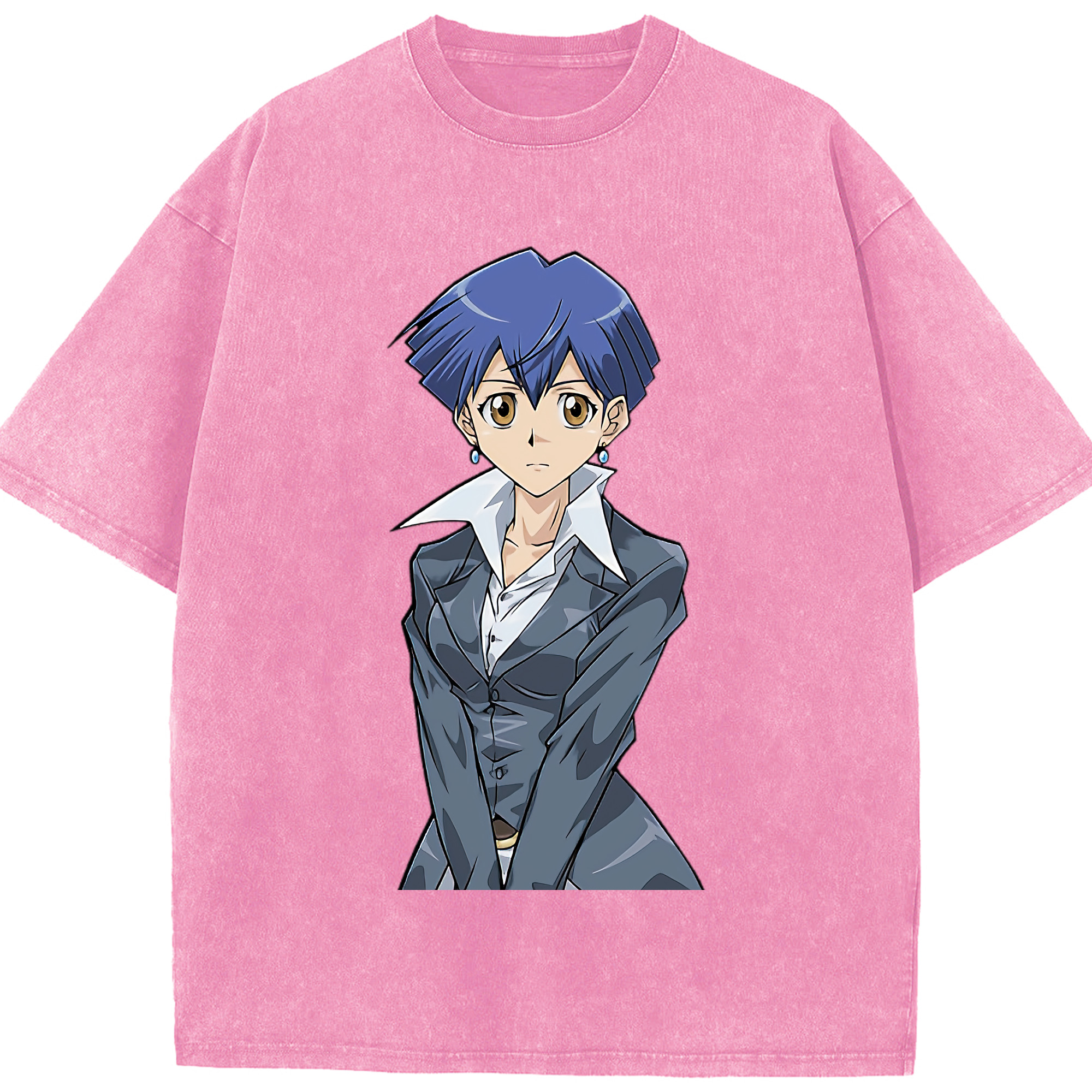 （画像用） 遊☆戯☆王 Yu-Gi-Oh! 綿100% ヴィンテージ風 半袖Tシャツ（フロントプリント）
